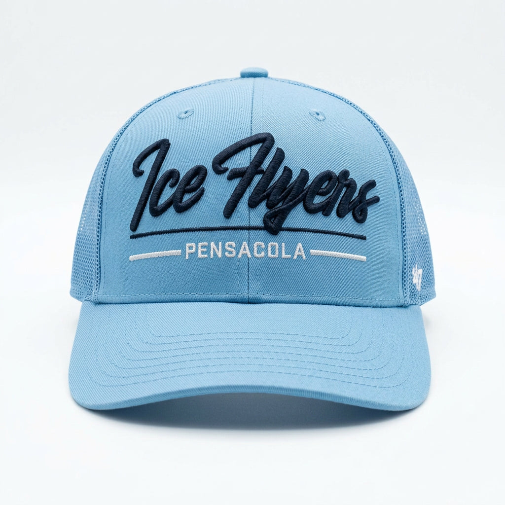 Ice Flyers 47 Brand Columbia Garner Trucker Cap