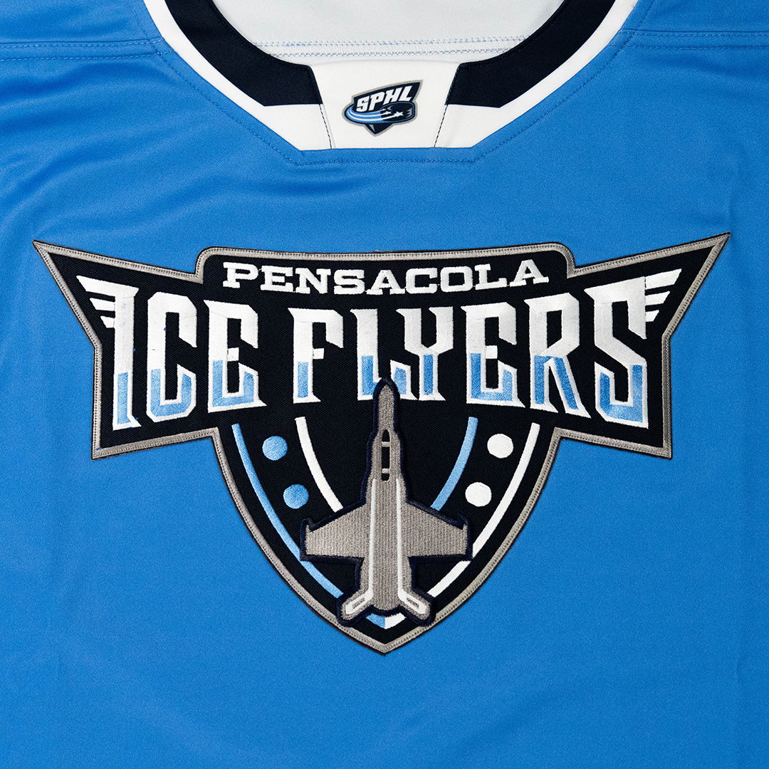 Ice Flyers Ot Sports 2026-27 Columbia Blue Jersey patch
