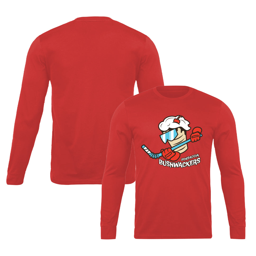 Red Frost L/S Bushwackers Tee