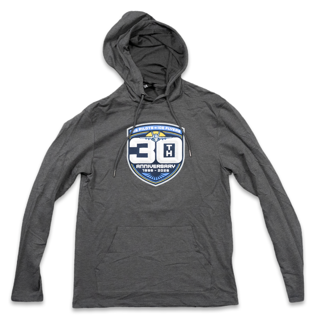 30th Anniversary Gray T-Shirt Hoodie