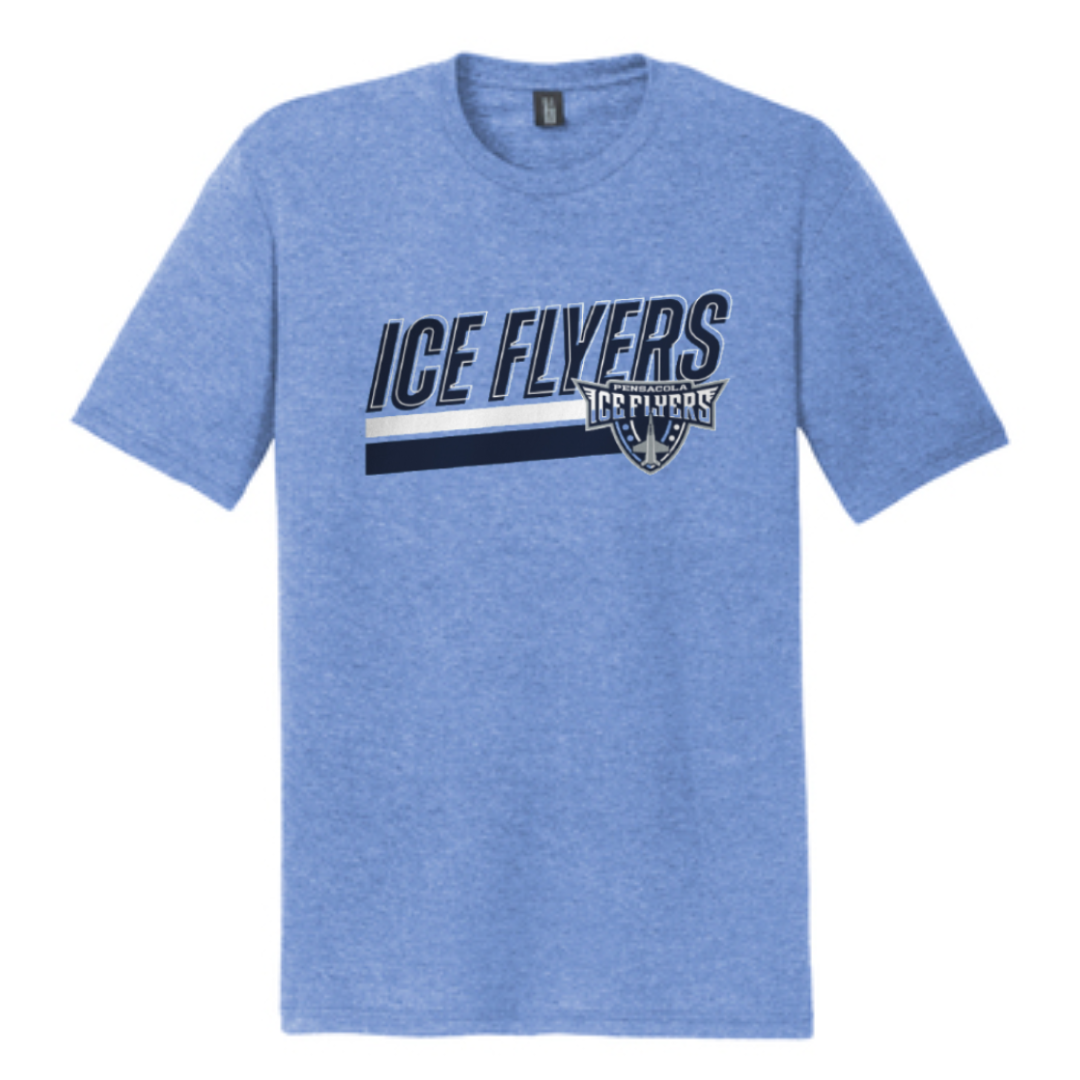 Ice Flyers Stripe Tee Blue