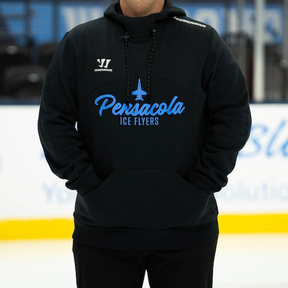 Black Pensacola Script Hoodie