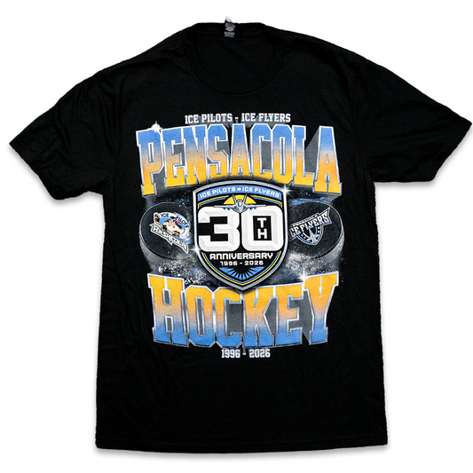Ice Flyers 30th Anniversary Graphic T-shirt front