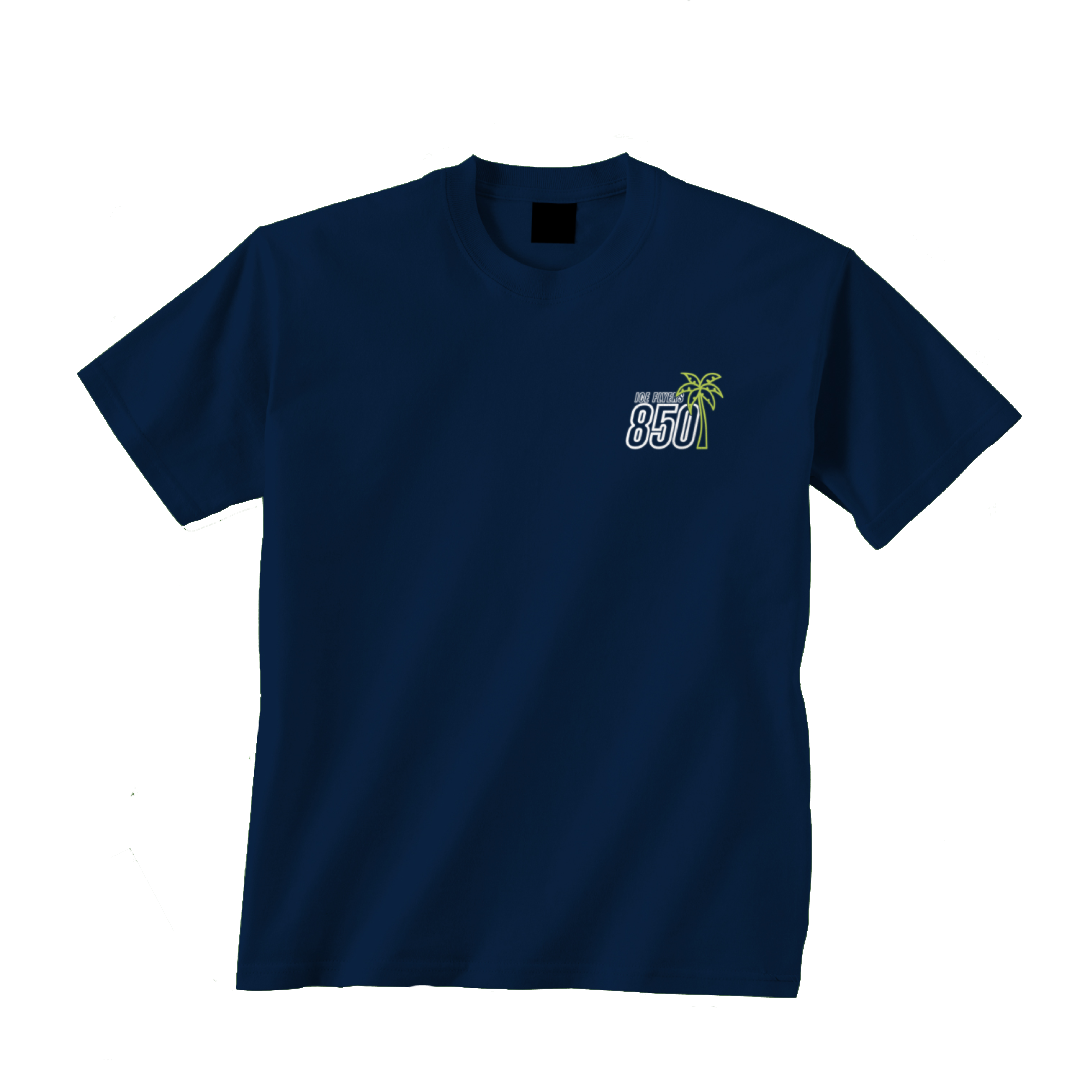 Ice Flyers Comfort Colors Alt Neon Logo T-Shirt front