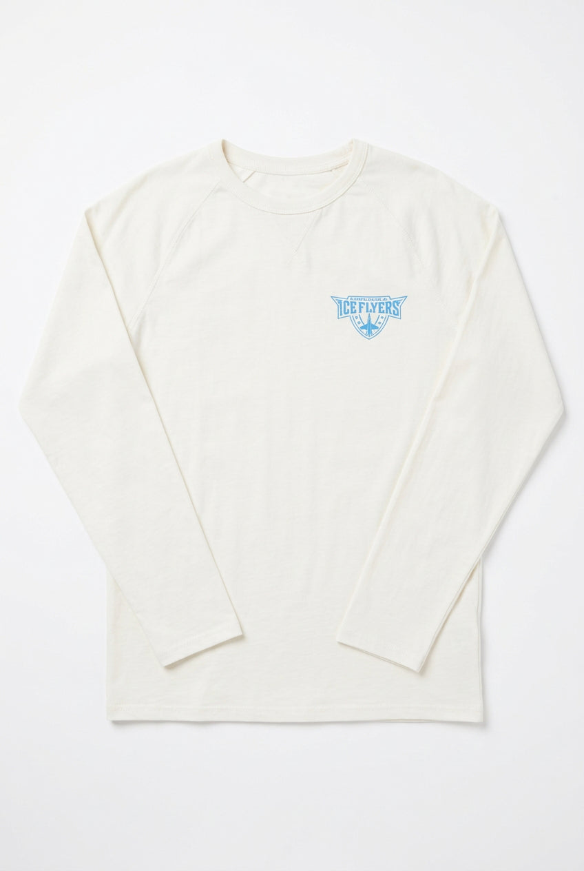 Ice Flyers Front & Back Sticks Featherweight Crewneck