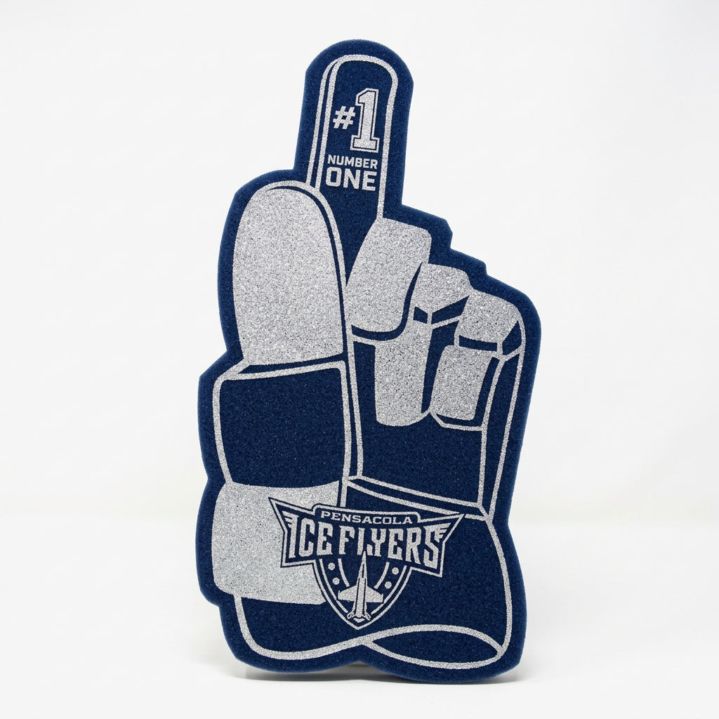 Ice Flyers Goalie Glove Foam Finger
