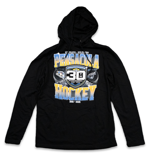 Ice Flyers Lightweight 30th Anniversary Graphic Hoodie front