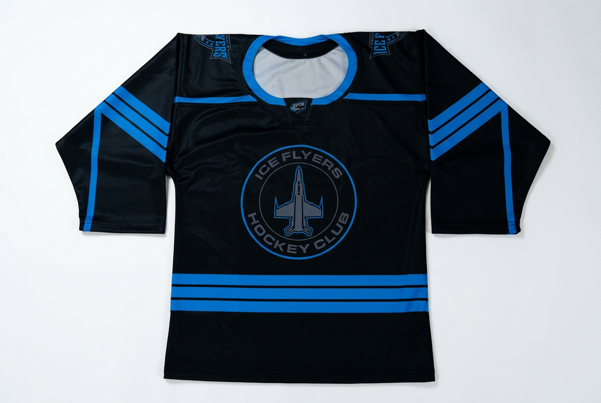 Ice Flyers OT Sports 2026-27 Youth Black Jersey