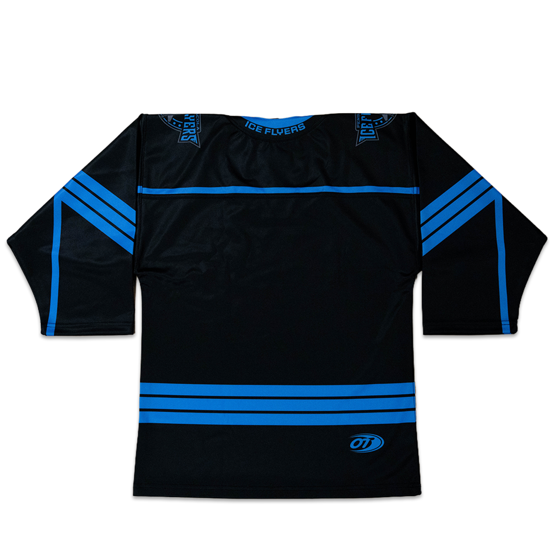 Ice Flyers OT Sports 2026-27 Youth Black Jersey back