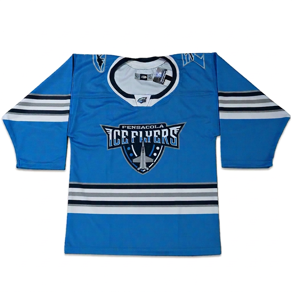 Ice Flyers Ot Sports 2026-27 Columbia Blue Jersey sub 