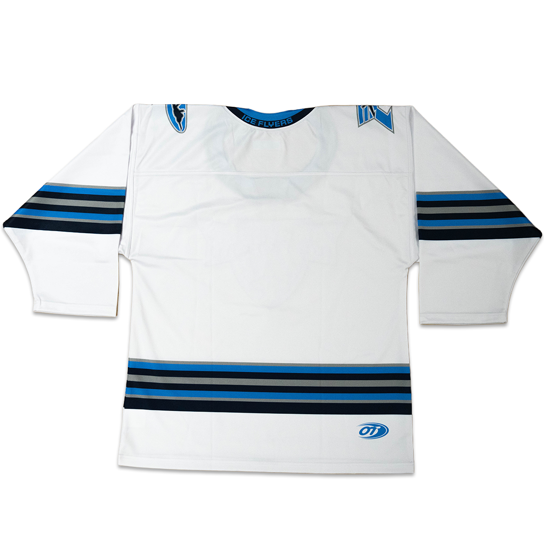Ice Flyers Ot Sports 2026-27 White Jersey back