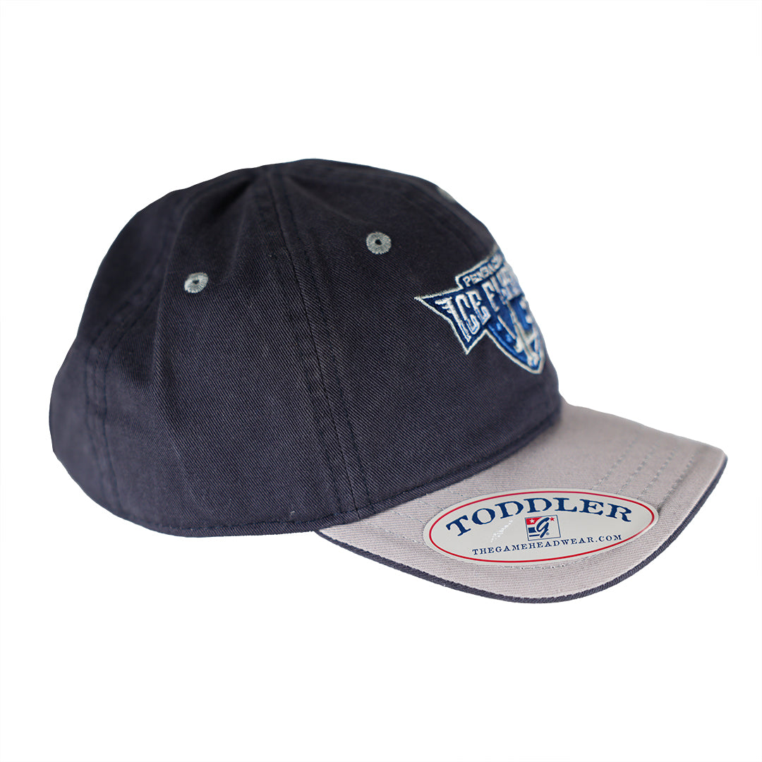 Ice Flyers Toddler Grey Shield Logo Cap side