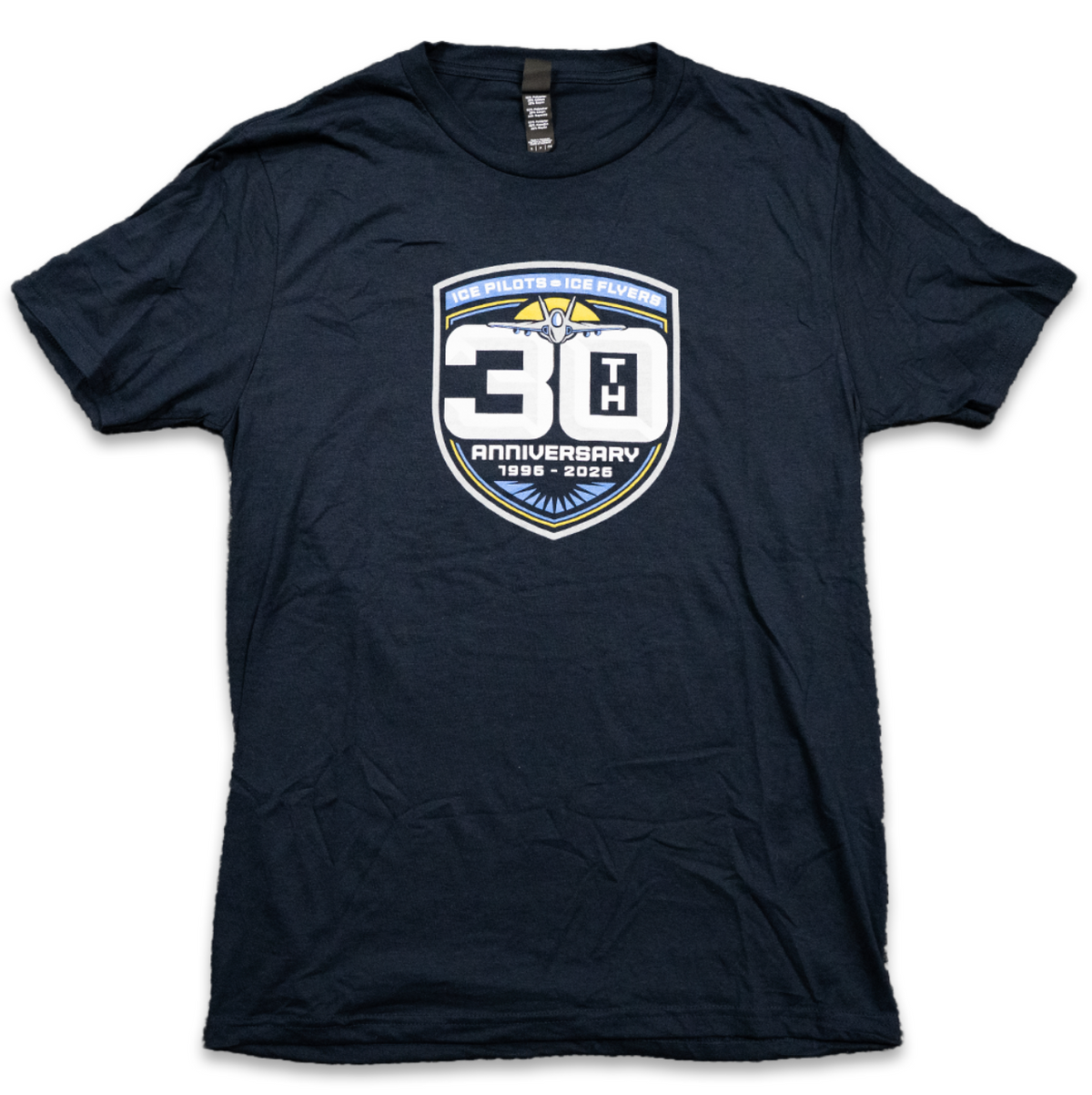 Ice Flyers Youth Navy 30th Anniversary T-shirt 