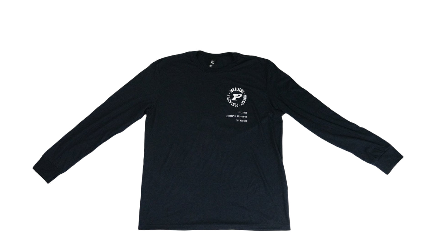 Navy P Logo Long Sleeve