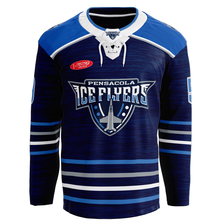 2023-24 Ice Flyers Navy Replica Jersey – Pensacola Ice Flyers