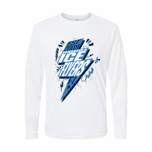 White Bolt Long Sleeve