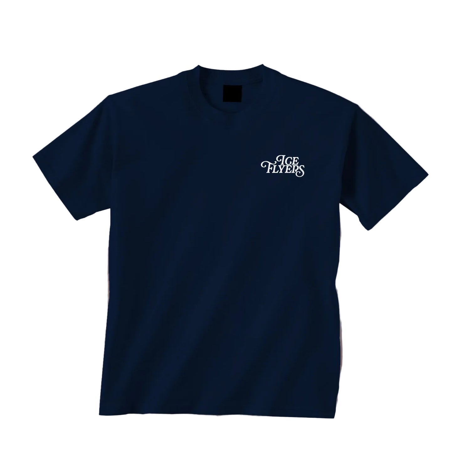 Navy Script Tee