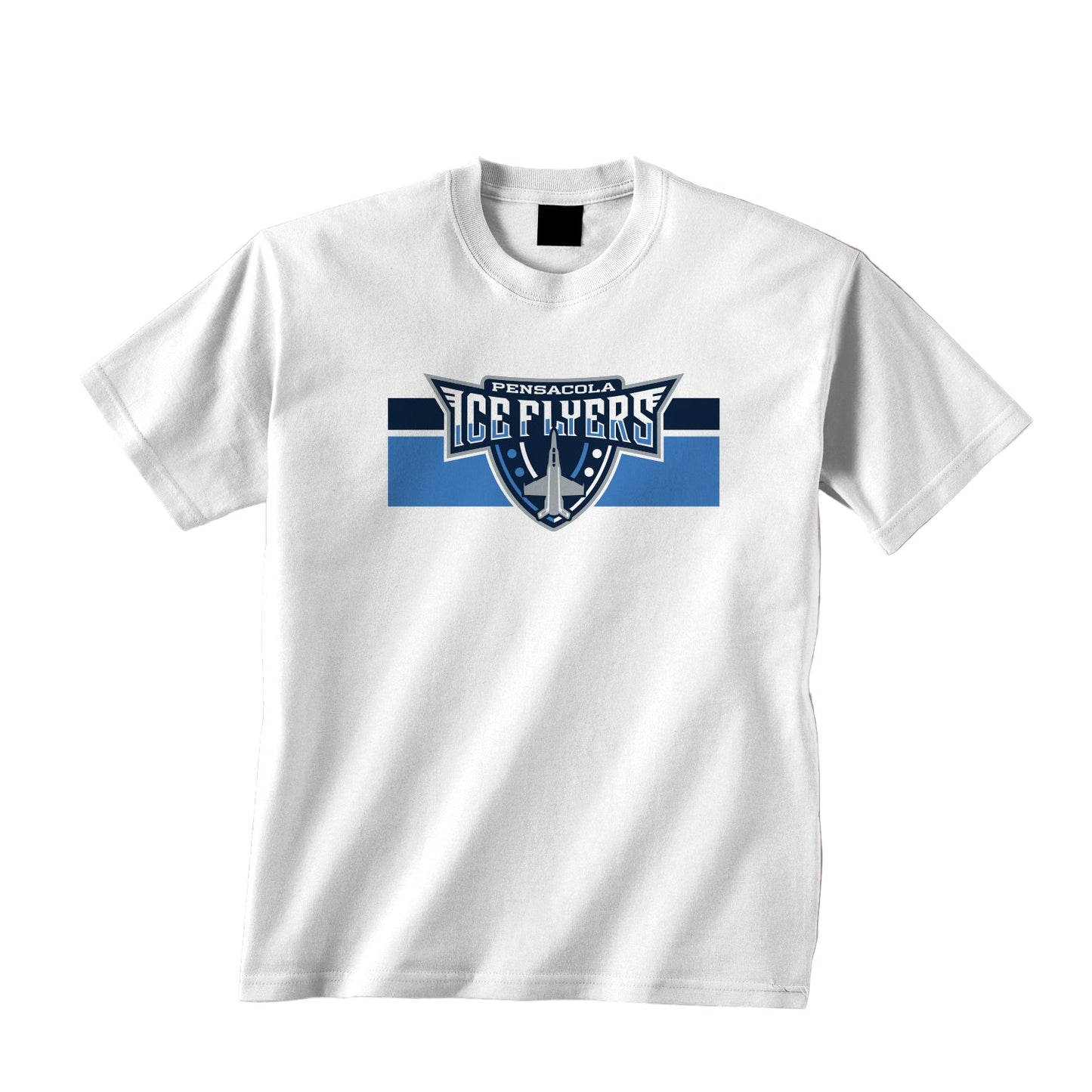 Striped Shield Logo Comfort Colors T-Shirt
