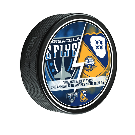 Blue Angels Textured Puck