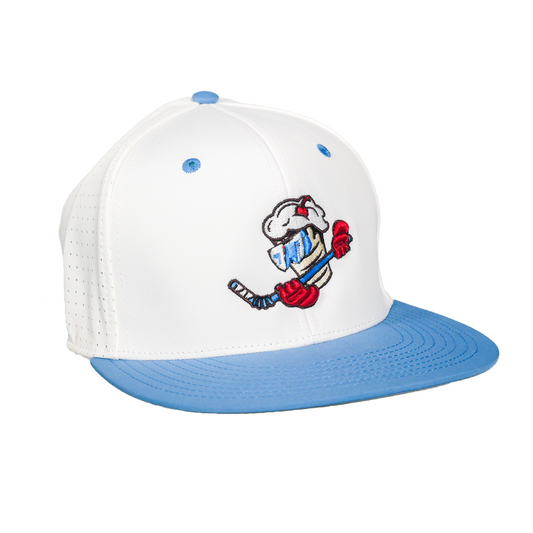 White and Columbia Fitted Bushwackers Hat