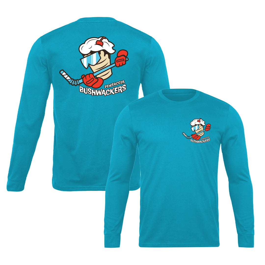 Atomic Blue L/S Bushwackers Competitor Tee