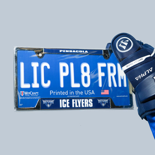 Ice Flyers License Plate Frame